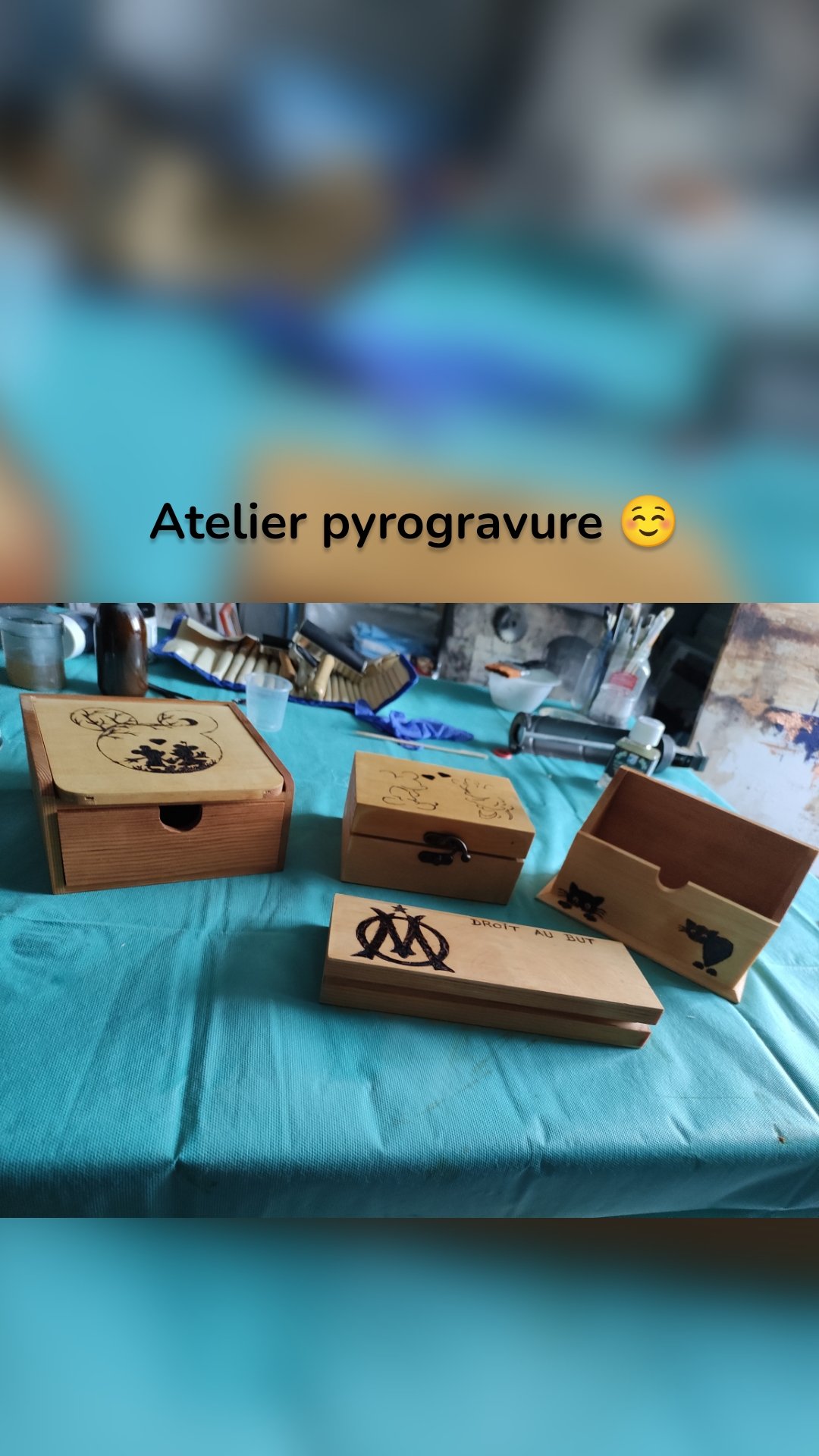 Atelier pyrogravure ☺️