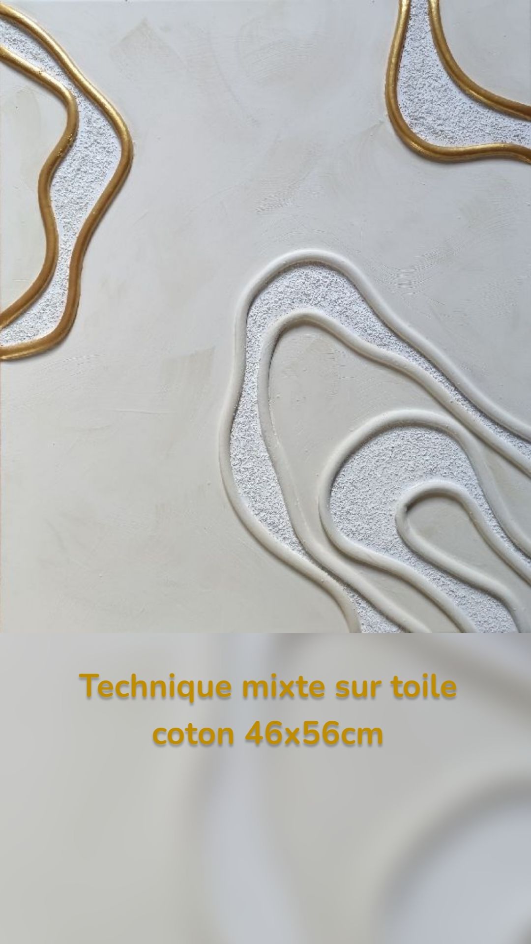 Technique mixte sur toile coton 46x56cm