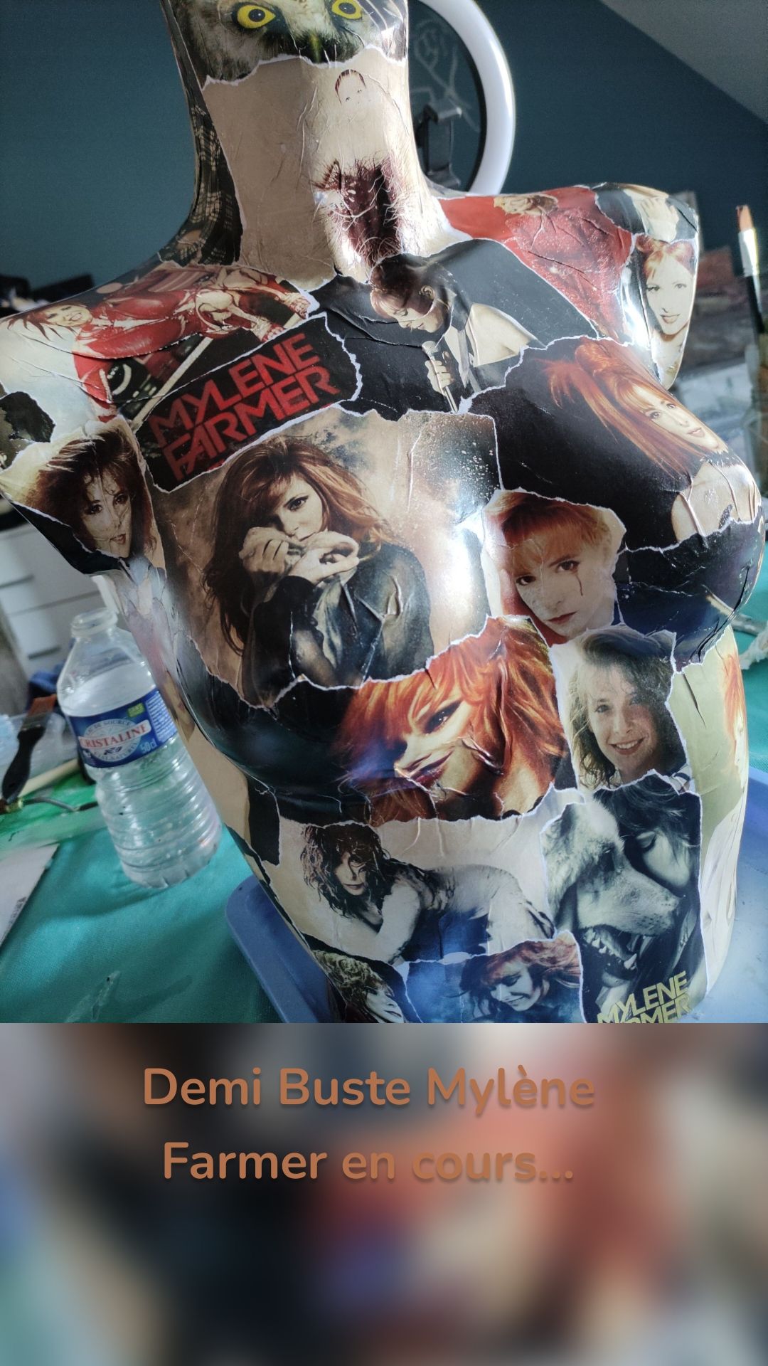 Demi Buste Mylène Farmer en cours...